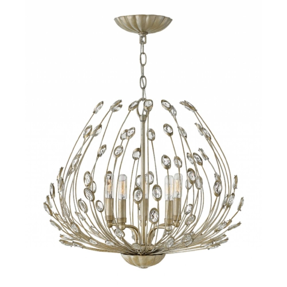 Hinkley Margeaux 8 Light Chandelier in Vintage Brass Hinkley Margeaux 8 Light Chandelier in Vintage Brass