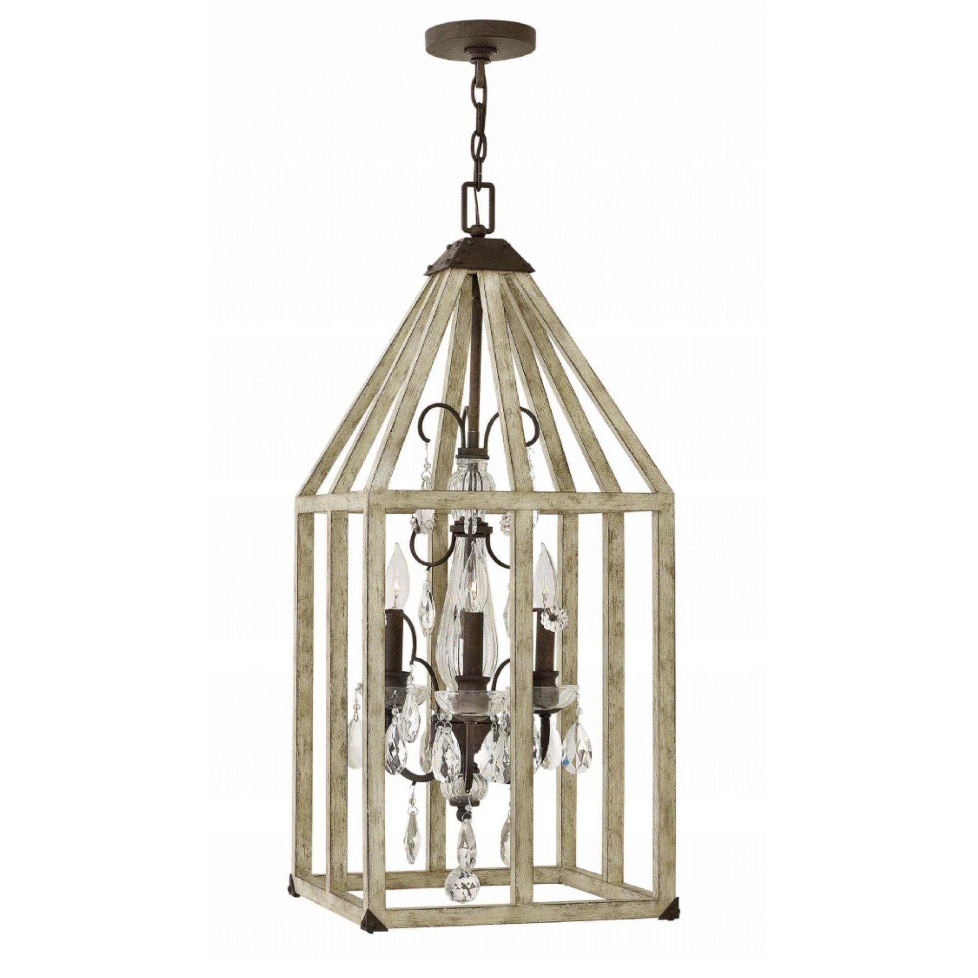 Fredrick Ramond Emilie 3-Light Chandelier in Iron Rust - Chandeliers For Bedrooms by Overstock.com
