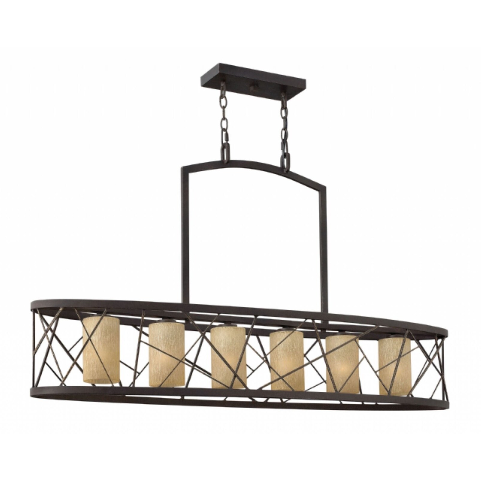 Fredrick Ramond Nest 6-Light Chandelier in Oil Rubbed Bronze - Chandeliers For Bedrooms by Overstock.com