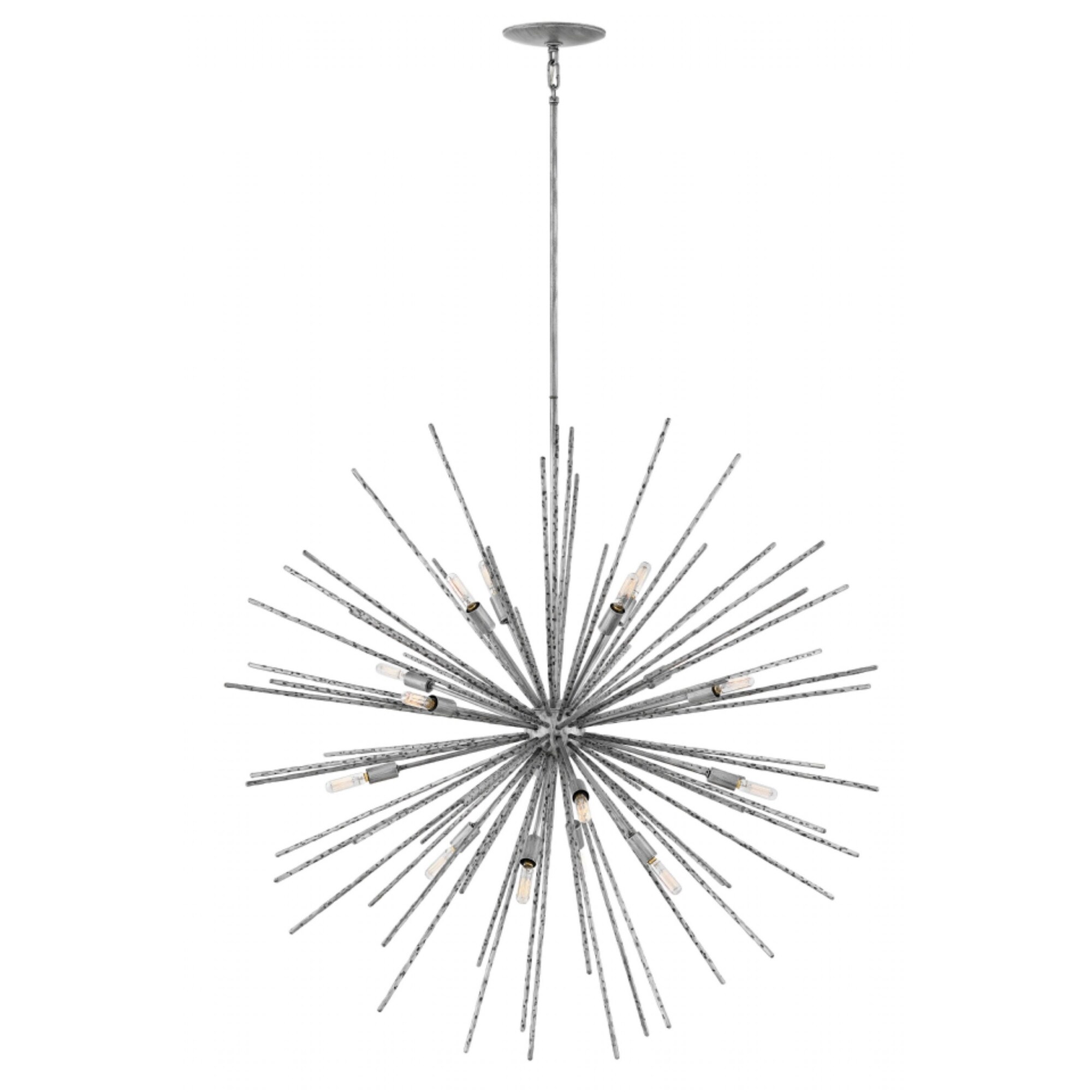 Fredrick Ramond Tryst 16-Light Chandelier in Burnished Nickel - Chandeliers For Bedrooms by Overstock.com