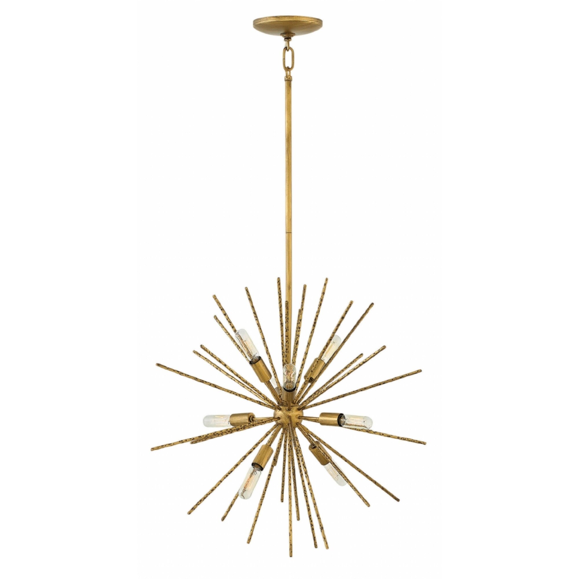Fredrick Ramond Tryst 8-Light Chandelier in Burnished Gold - Chandeliers For Bedrooms by Overstock.com