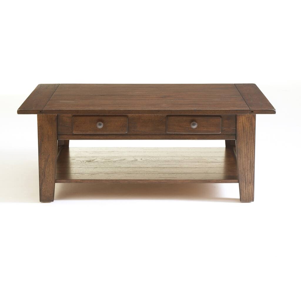 Broyhill Attic Rustic Oak Rectangular Cocktail Table