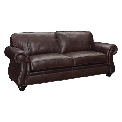 Broyhill Laramie Leather Sofa - 89"