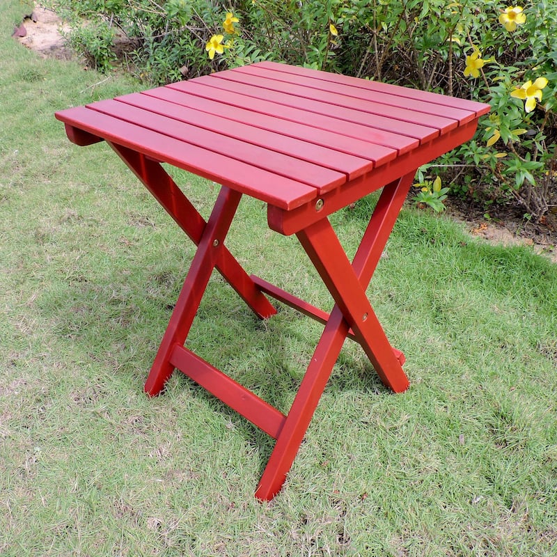 Royal Fiji Side Table - Barn Red