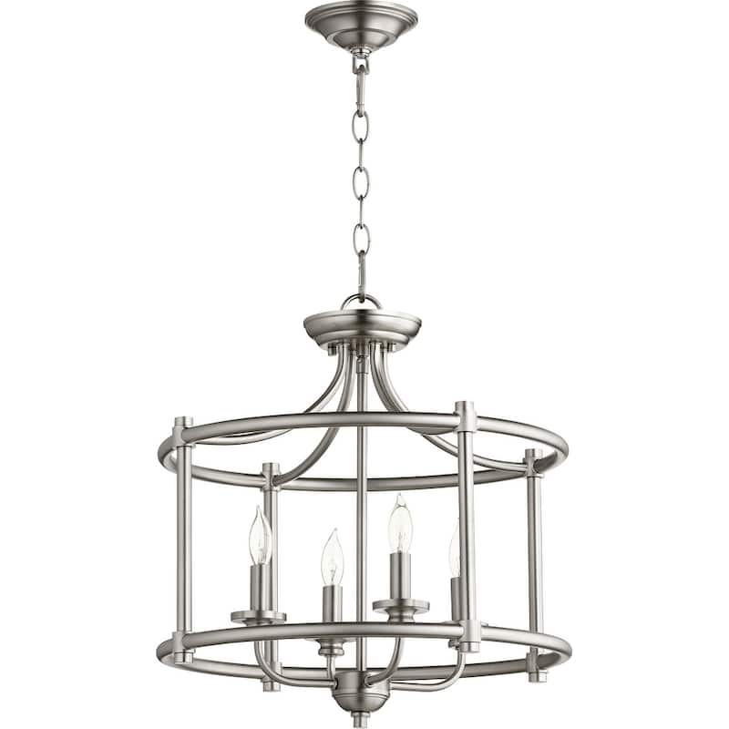 Rossington 14-light Pendant - N/A - Satin Nickel