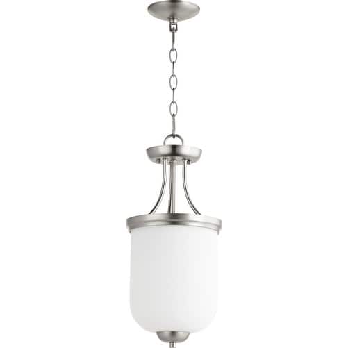 Enclave 2-light Pendant - Nickel Finish/Satin