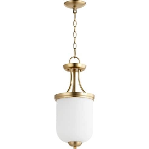Enclave 2-light Pendant - Satin/Brass Finish
