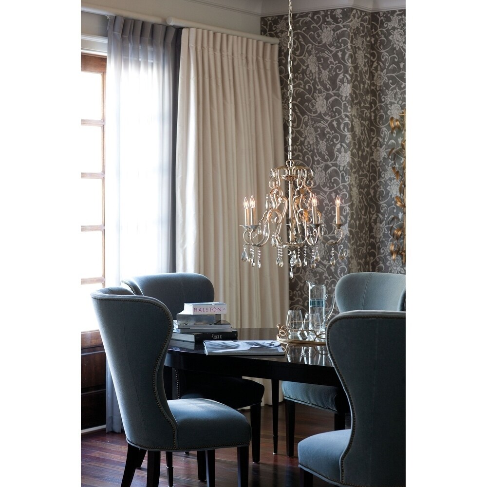 Hinkley Carlton 5-Light Chandelier in Silver Leaf - Chandeliers For Bedrooms by Overstock.com