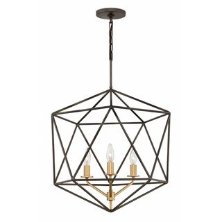 Hinkley Astrid 3-Light Chandelier in Metallic Matte Bronze