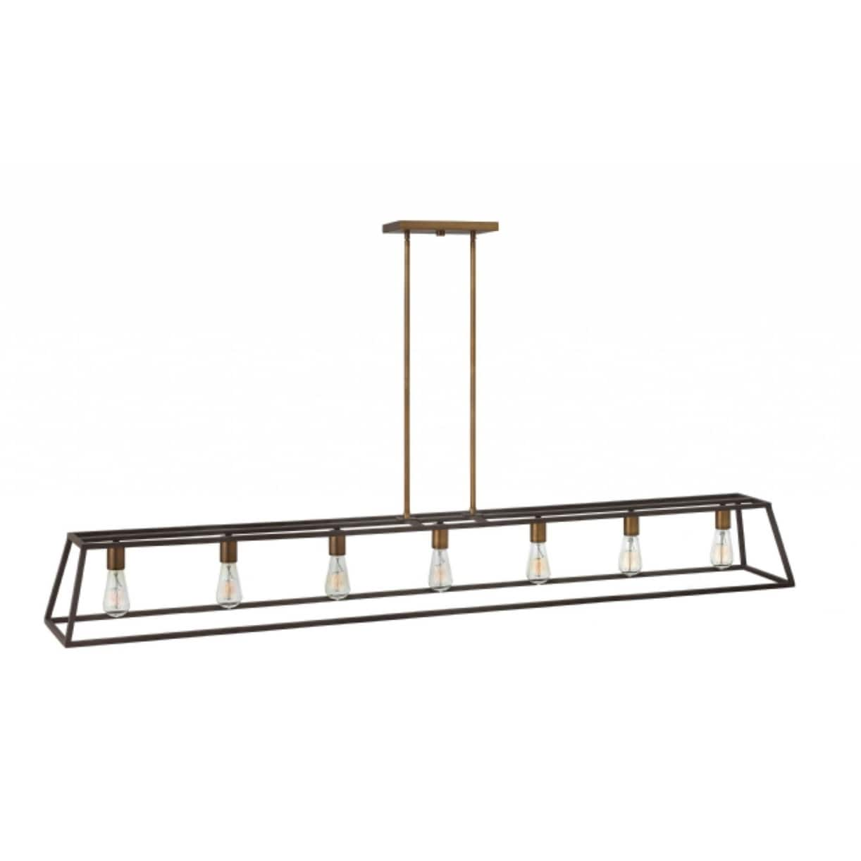 Hinkley Fulton 7-Light Chandelier in Bronze - Overstock - 21632375