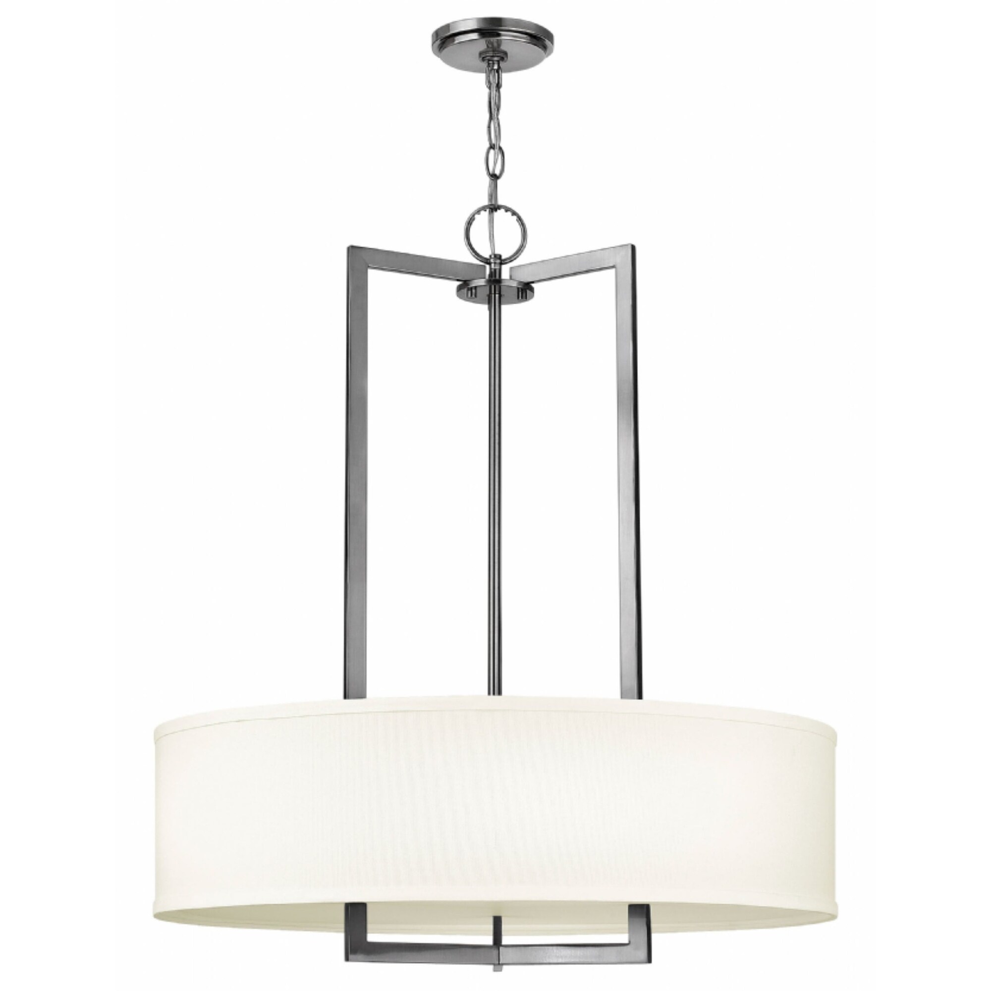 Hinkley Hampton LED Chandelier in Antique Nickel - Chandeliers For Bedrooms by Overstock.com