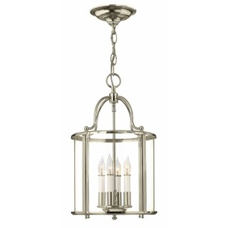 Hinkley Gentry 4-Light Chandelier in Polished Nickel