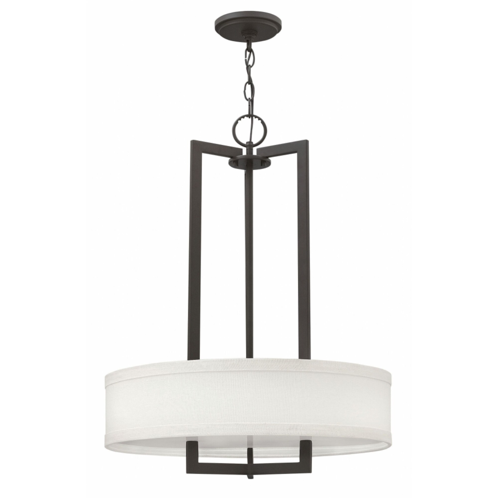 Hinkley Hampton LED Chandelier in Buckeye Bronze - Chandeliers For Bedrooms by Overstock.com