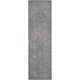preview thumbnail 2 of 15, Nourison Opaline Damask Area Rug 2'3" x 8' Runner - Charcoal/Silver - Rectangle