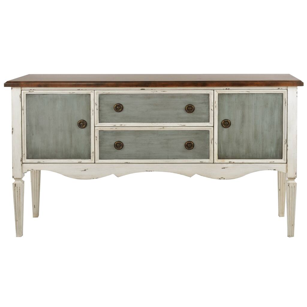 Three Tone Weathered Buffet Table