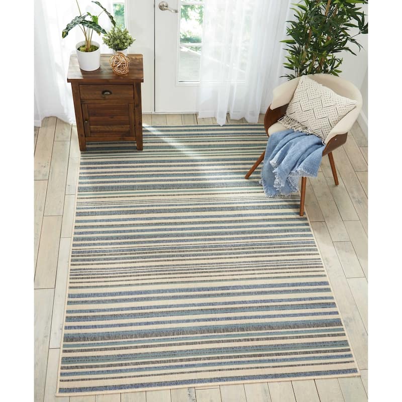 Nourison Lido Beach Striped Area Rug