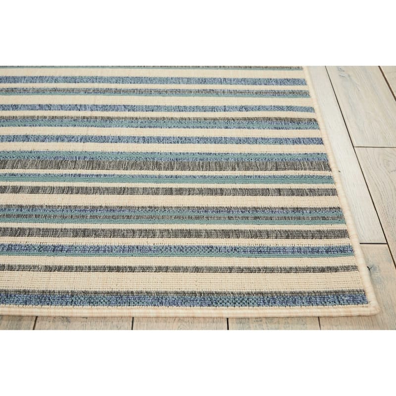 Nourison Lido Beach Striped Area Rug