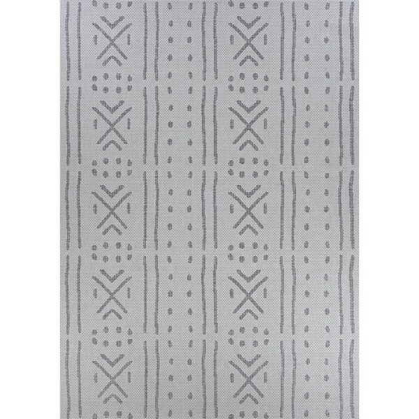 Jagher Nairobi Khaki Indoor/Outdoor Area Rug - 7'6" x 10'9"