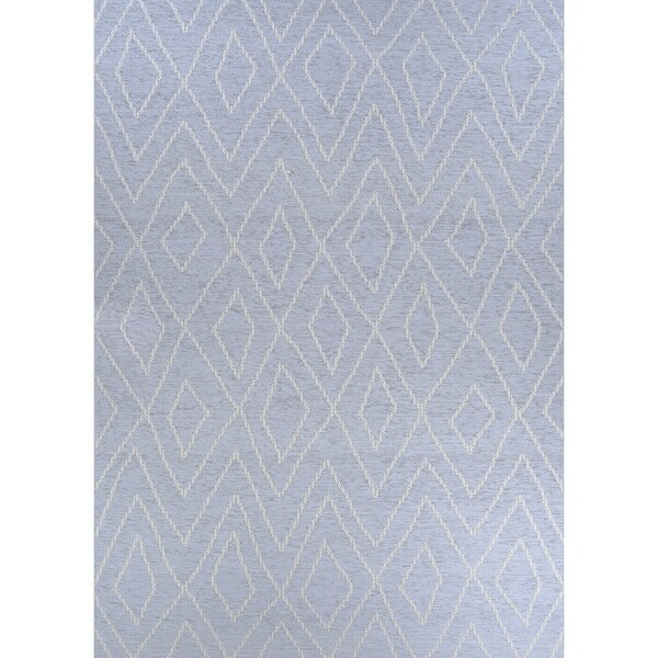 Woodland Hollow Gray Indoor/Outdoor Area Rug - 6'4" x 9'6"