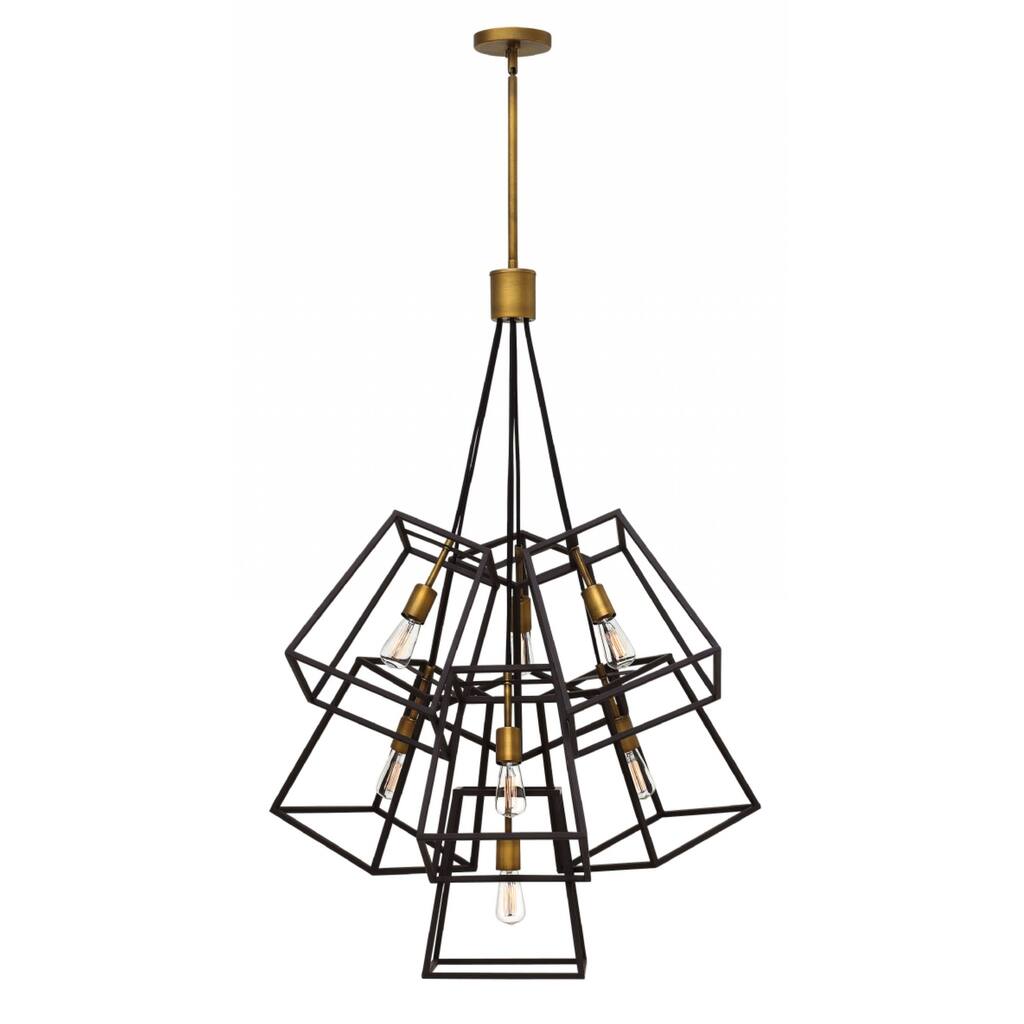 Hinkley Fulton 7-Light Chandelier in Bronze