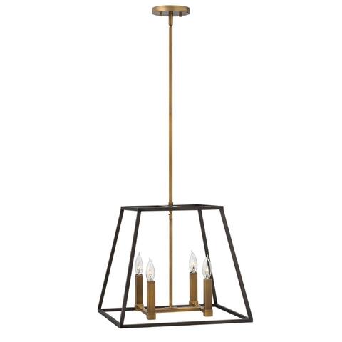 Hinkley Fulton 4-Light Pendant in Bronze