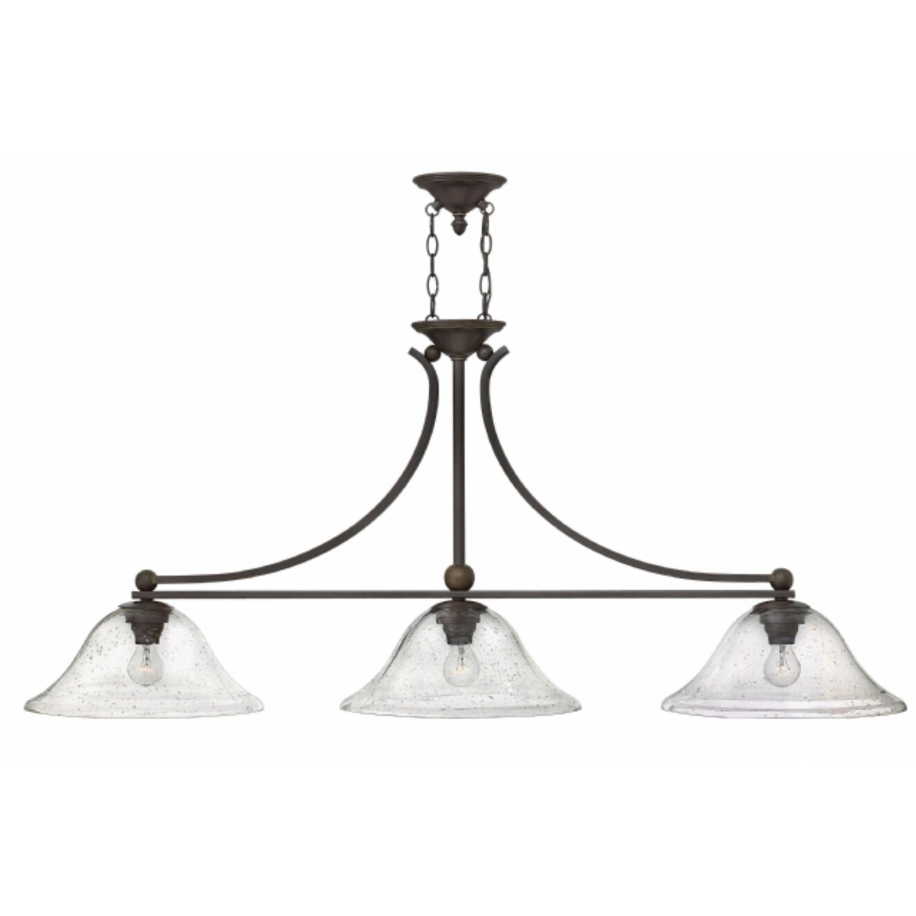 Hinkley Bolla 3-Light Chandelier in Olde Bronze with Clear Seedy - Chandeliers For Bedrooms by Overstock.com