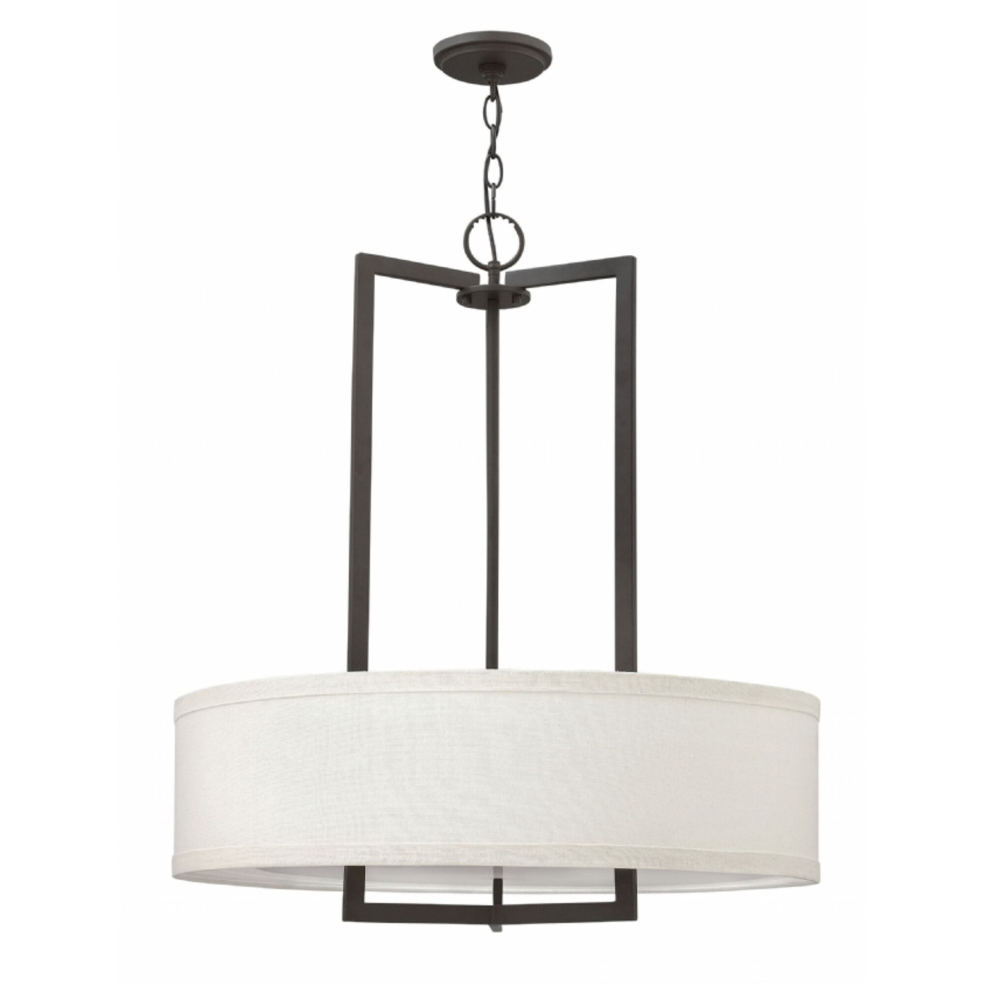 Hinkley Hampton LED Chandelier in Buckeye Bronze - Chandeliers For Bedrooms by Overstock.com