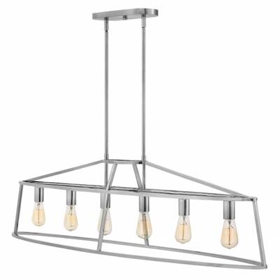 Hinkley Middleton 6-Light Chandelier in Polished Nickel
