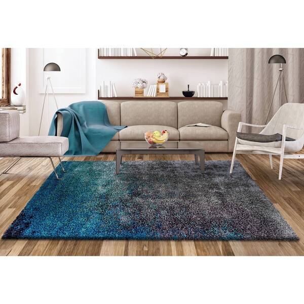 Dulcet Horizon Teal Grey Runner Rug 2 X 7 6 Dulcet Horizon Teal Grey Runner Rug