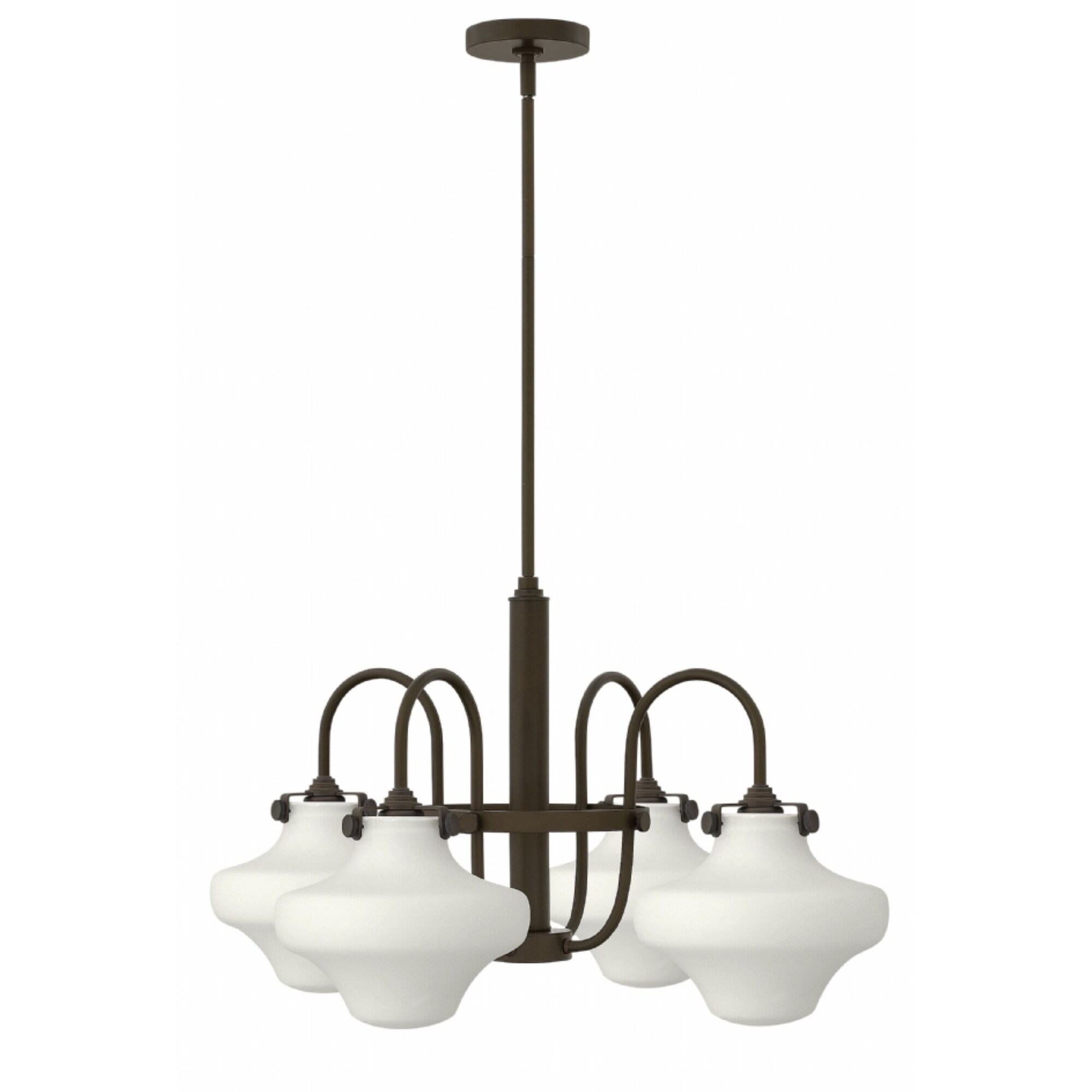 Hinkley Congress 4-Light Chandelier in Oil Rubbed Bronze - Chandeliers For Bedrooms by Overstock.com