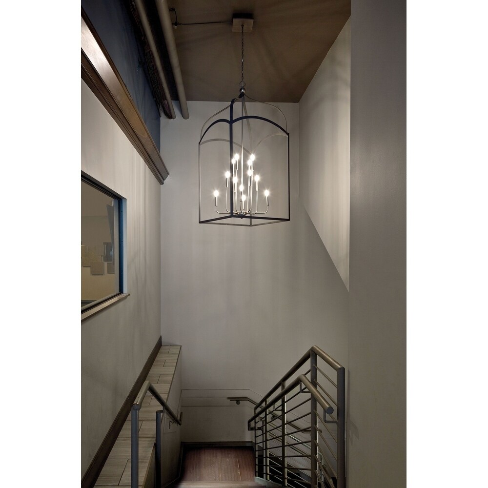 Hinkley Clarendon 12-Light Chandelier in Bronze - Chandeliers For Bedrooms by Overstock.com
