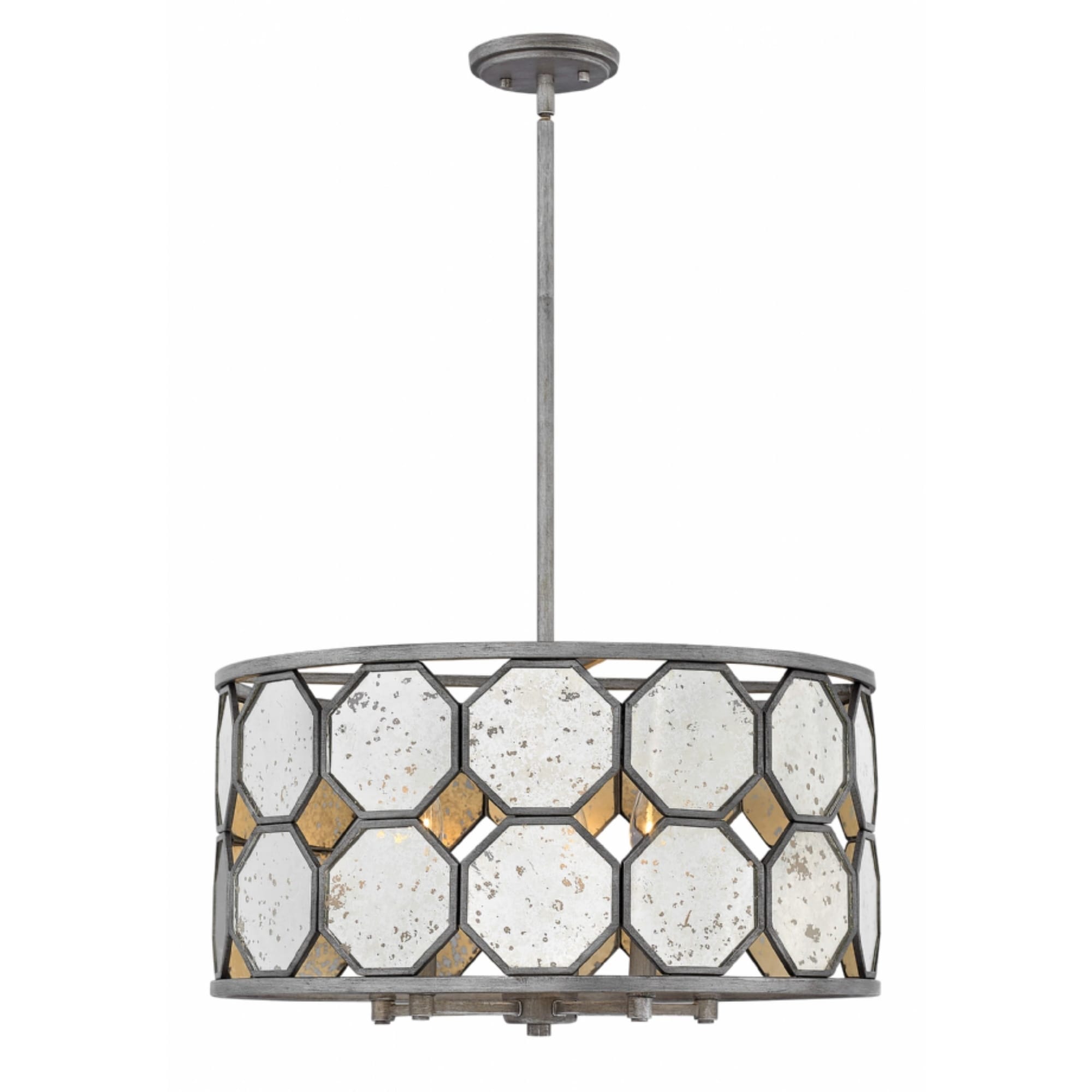 Hinkley Lara 5-Light Chandelier in Brushed Silver - Chandeliers For Bedrooms by Overstock.com