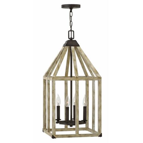 Fredrick Ramond FR41203IRR Four Light Foyer Pendant Emilie Iron Rust - One Size