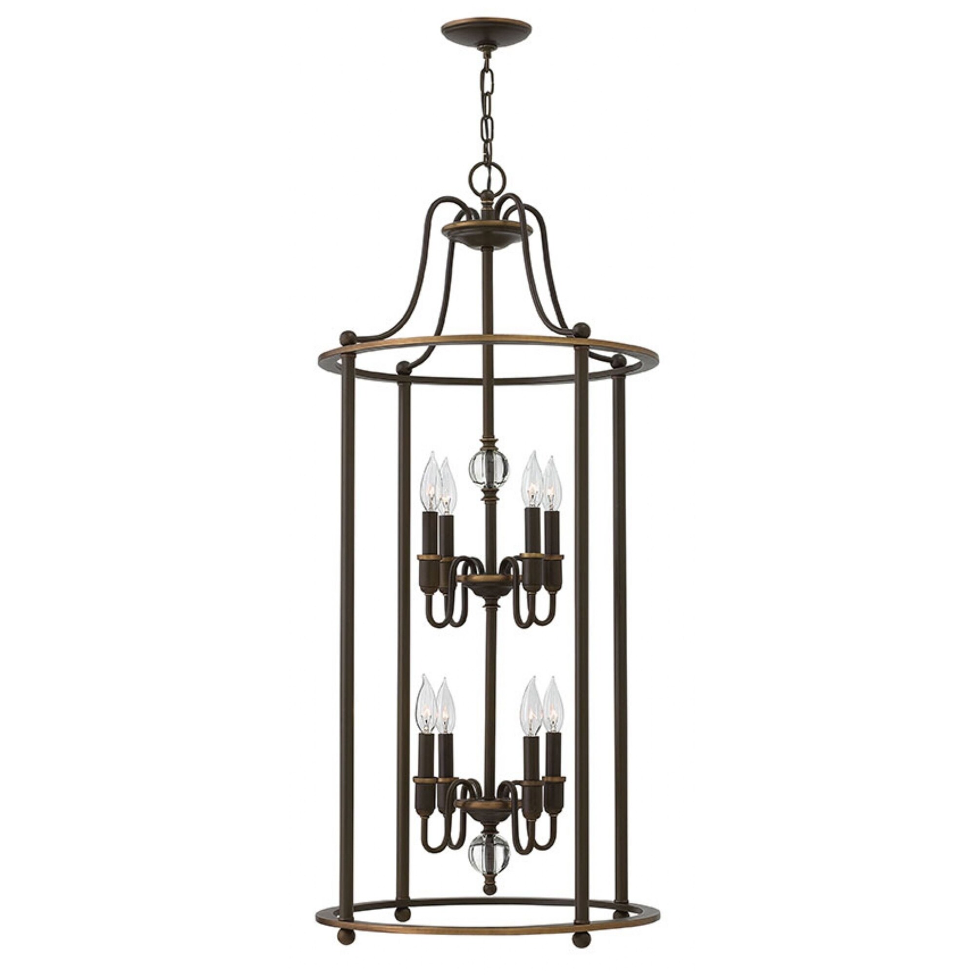 Hinkley Elaine 8-Light Chandelier in Light Oiled Bronze - Chandeliers For Bedrooms by Overstock.com