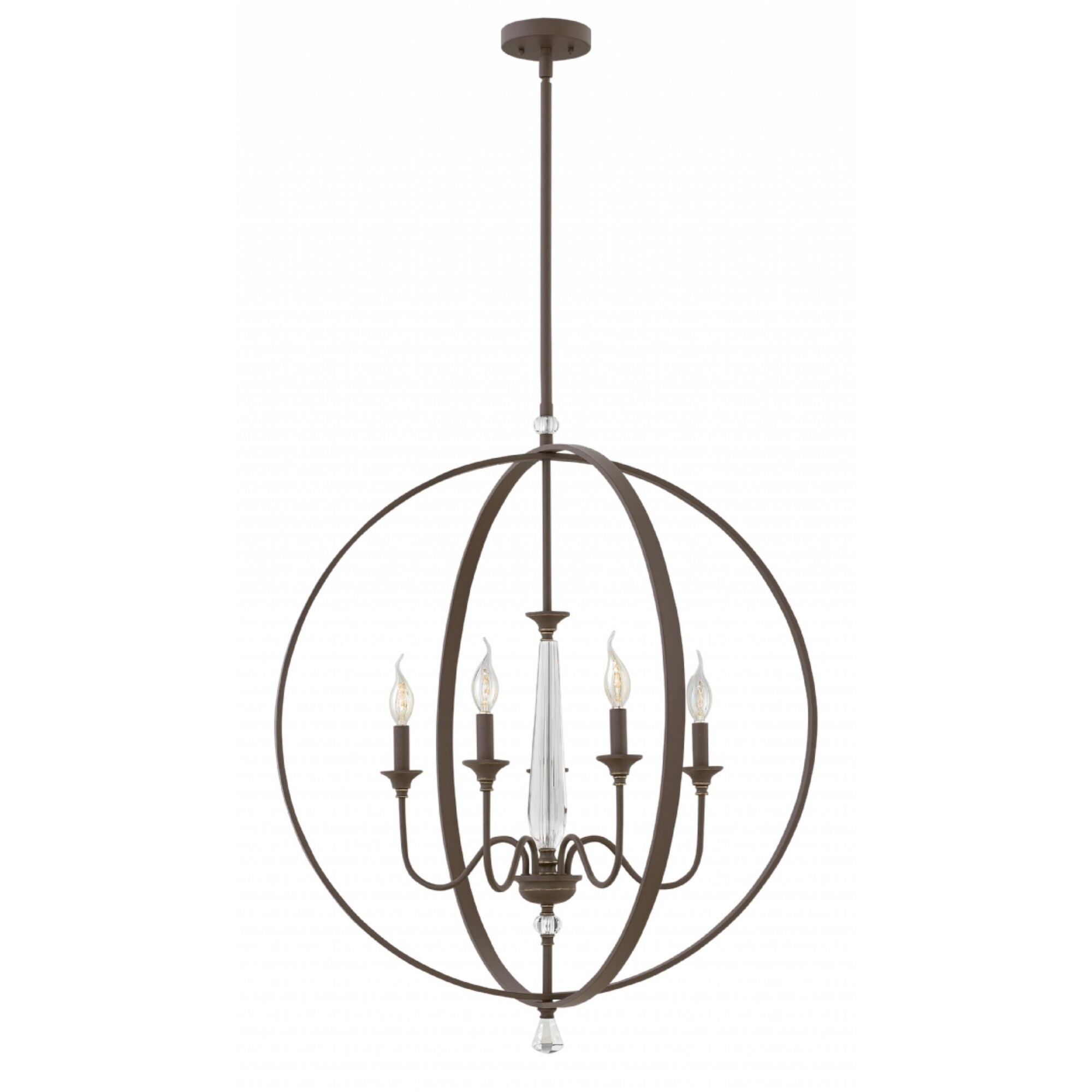 Hinkley Waverly 5-Light Chandelier in Oil Rubbed Bronze - Chandeliers For Bedrooms by Overstock.com