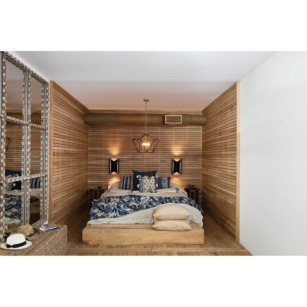 Hinkley Theory 6-Light Chandelier in Aged Zinc - Chandeliers For Bedrooms by Overstock.com