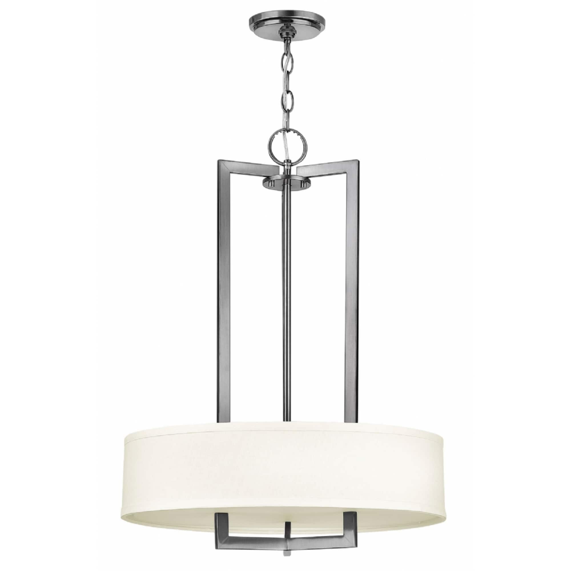 Hinkley Hampton LED Chandelier in Antique Nickel - Chandeliers For Bedrooms by Overstock.com