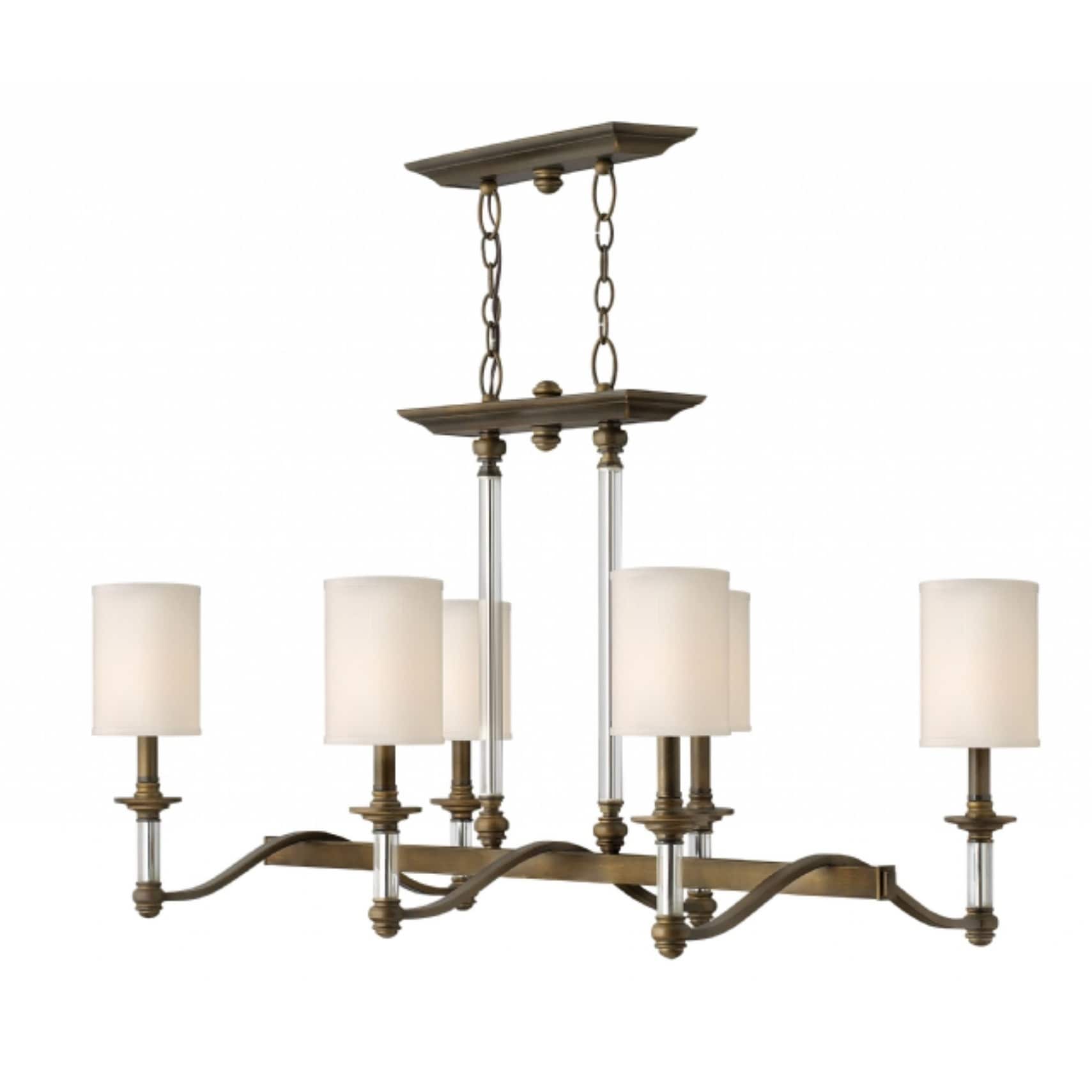 Hinkley Sussex 6-Light Chandelier in English Bronze - Chandeliers For Bedrooms by Overstock.com