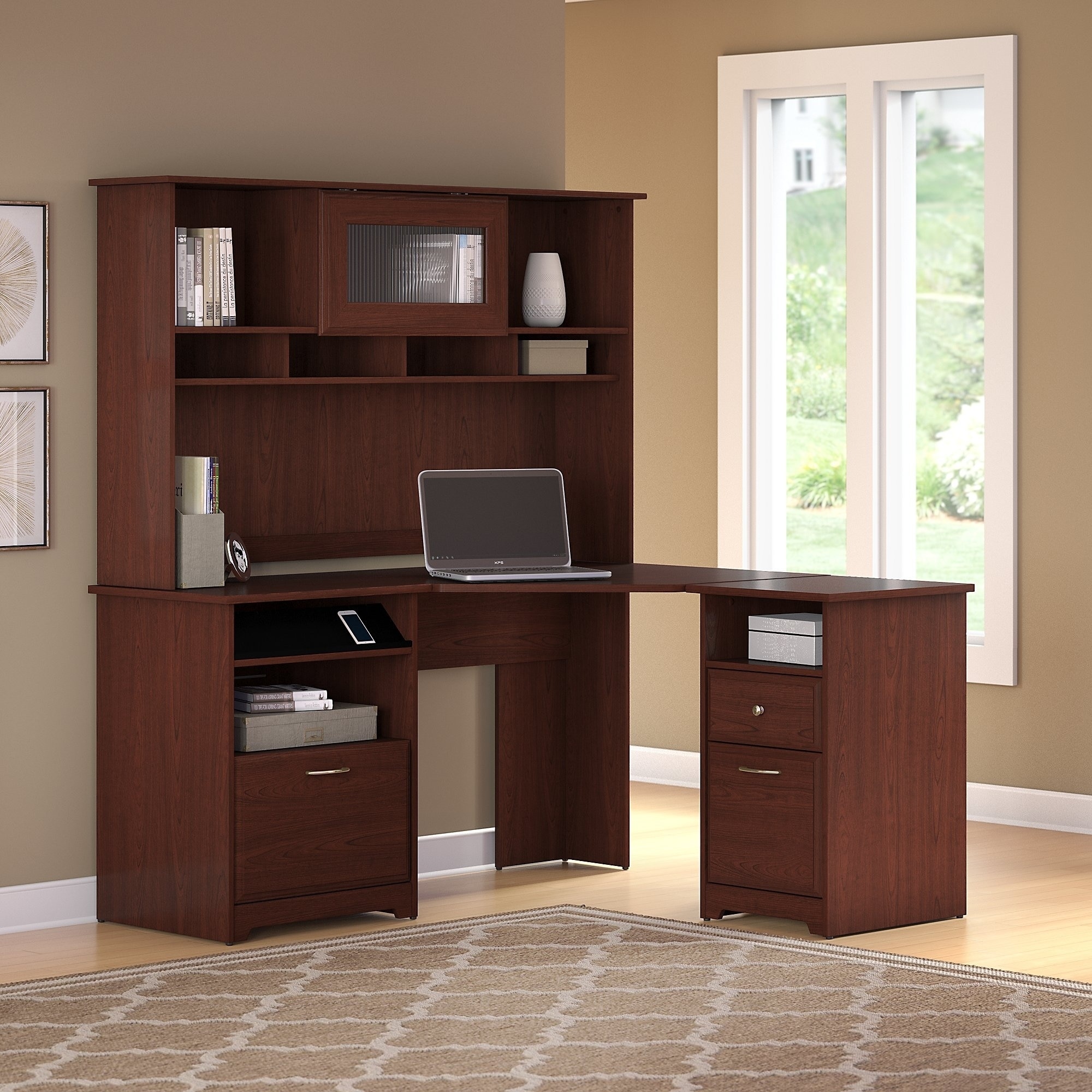 Shop Copper Grove Daintree Corner Desk With Hutch And 2 Drawer