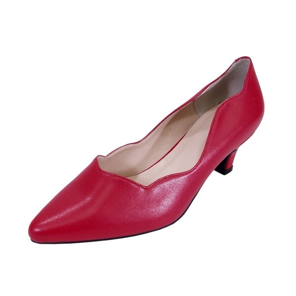 red high heels wide width