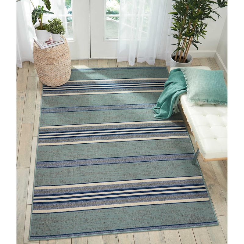 Nourison Lido Stripe Area Rug
