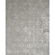 preview thumbnail 12 of 15, Nourison Opaline Damask Area Rug 7'9" x 9'9" - Charcoal/Silver - Rectangle