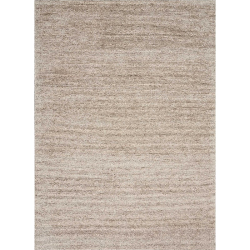 Nourison Weston Textured Contemporary Solid Ombre Area Rug - 8' x 10'6" - Oatmeal