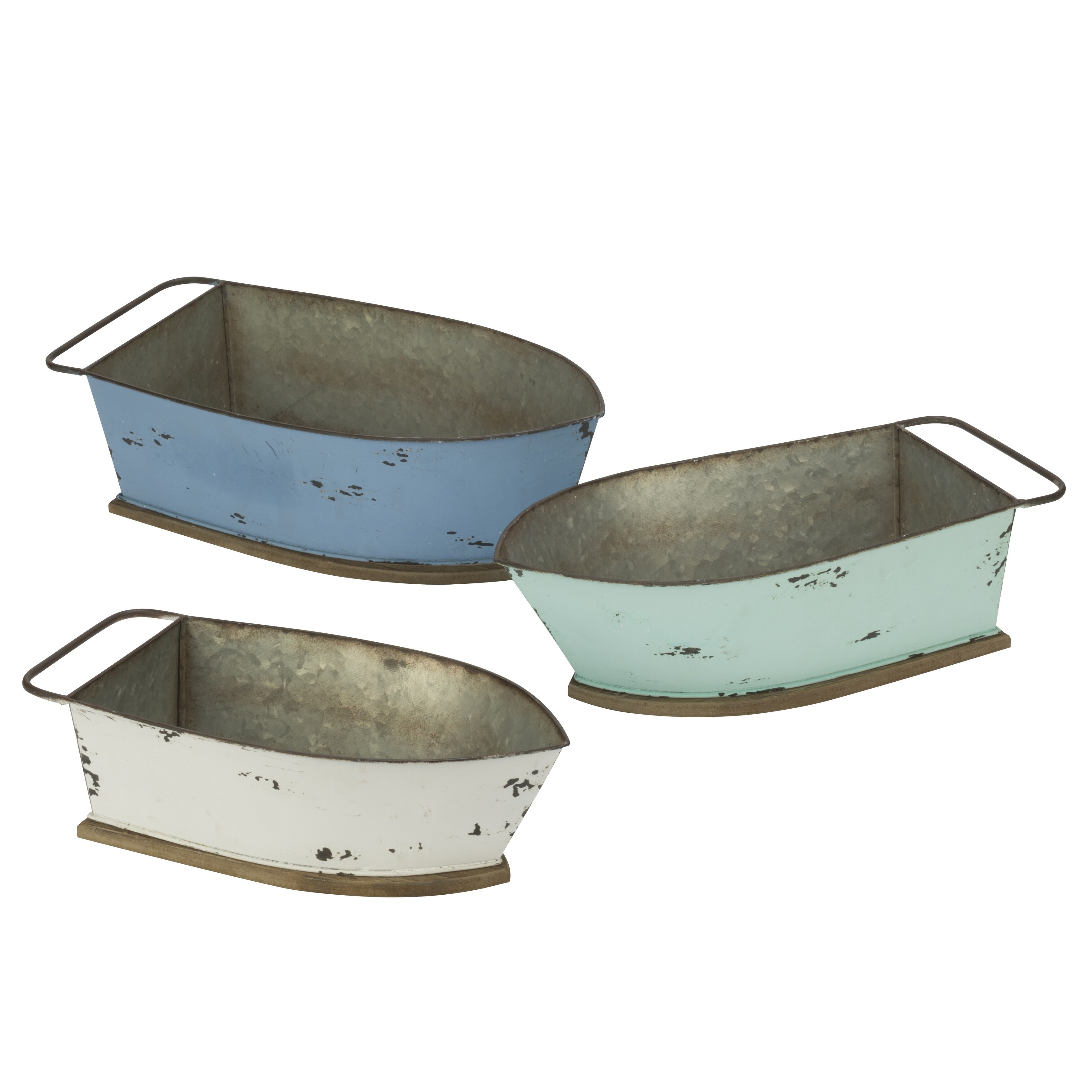 Distressed Metal Boat Shelf And Wall Decor 21651183 Distressed Metal Boat Shelf And