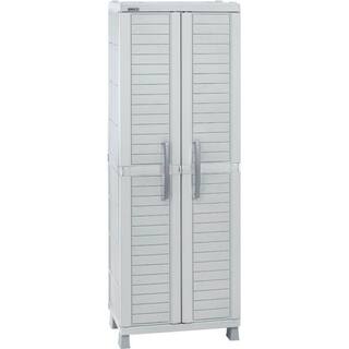 Shop Rimax Light Grey Large Storage Cabinet Free Shipping Today