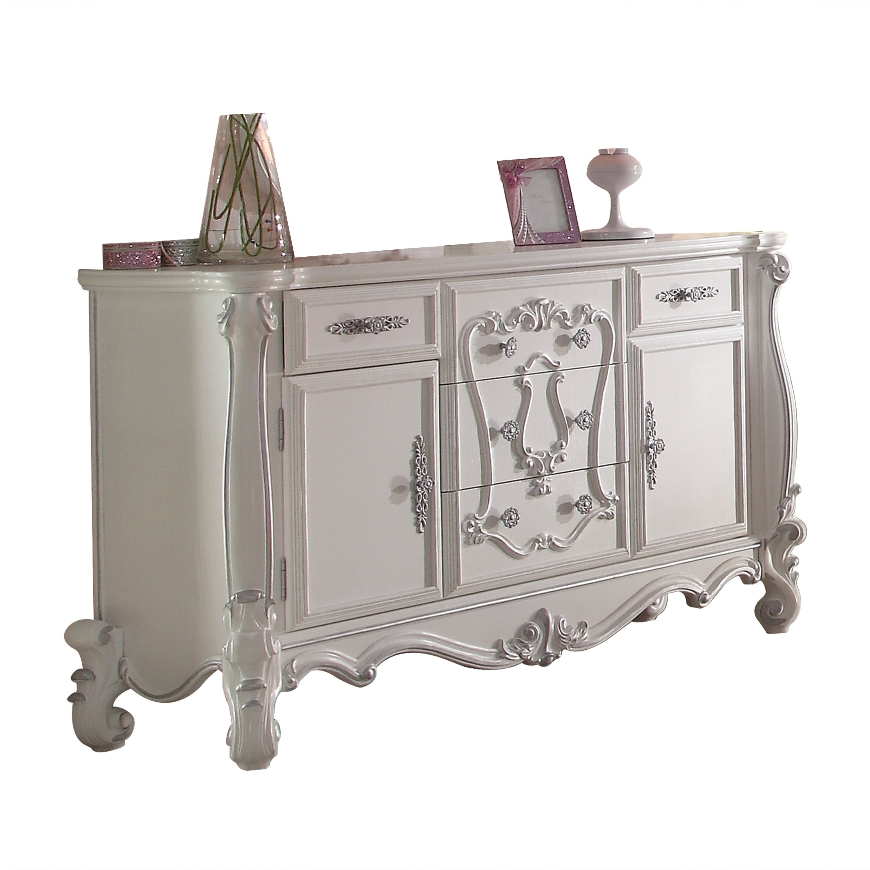 Shop Acme Versailles Dresser Antique White Free Shipping Today