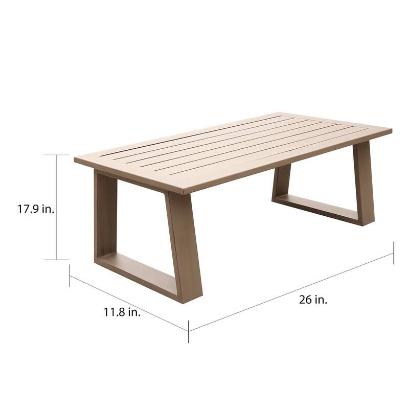 Katalla Aluminum 6-piece Deep Seating Set with Coffee Table by Havenside Home