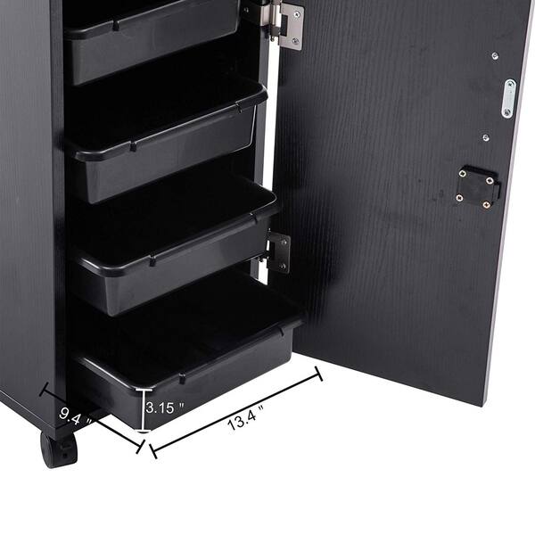 Shop Salon Trolley Storage Cart Beauty Hair Dryer Holder Stylist