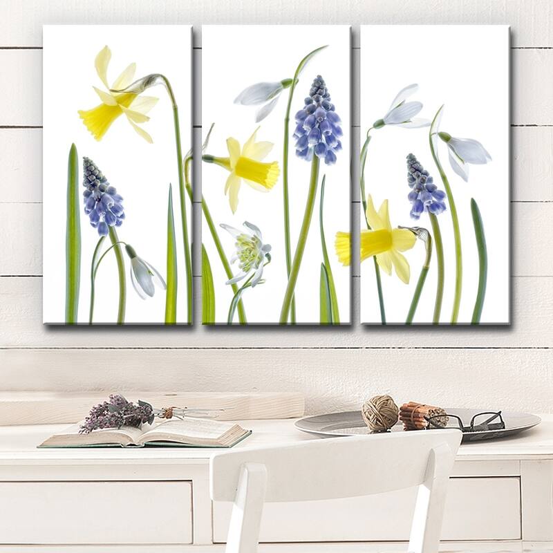 Ready2HangArt 'Spring' 3-Pc Canvas Wall Décor Set