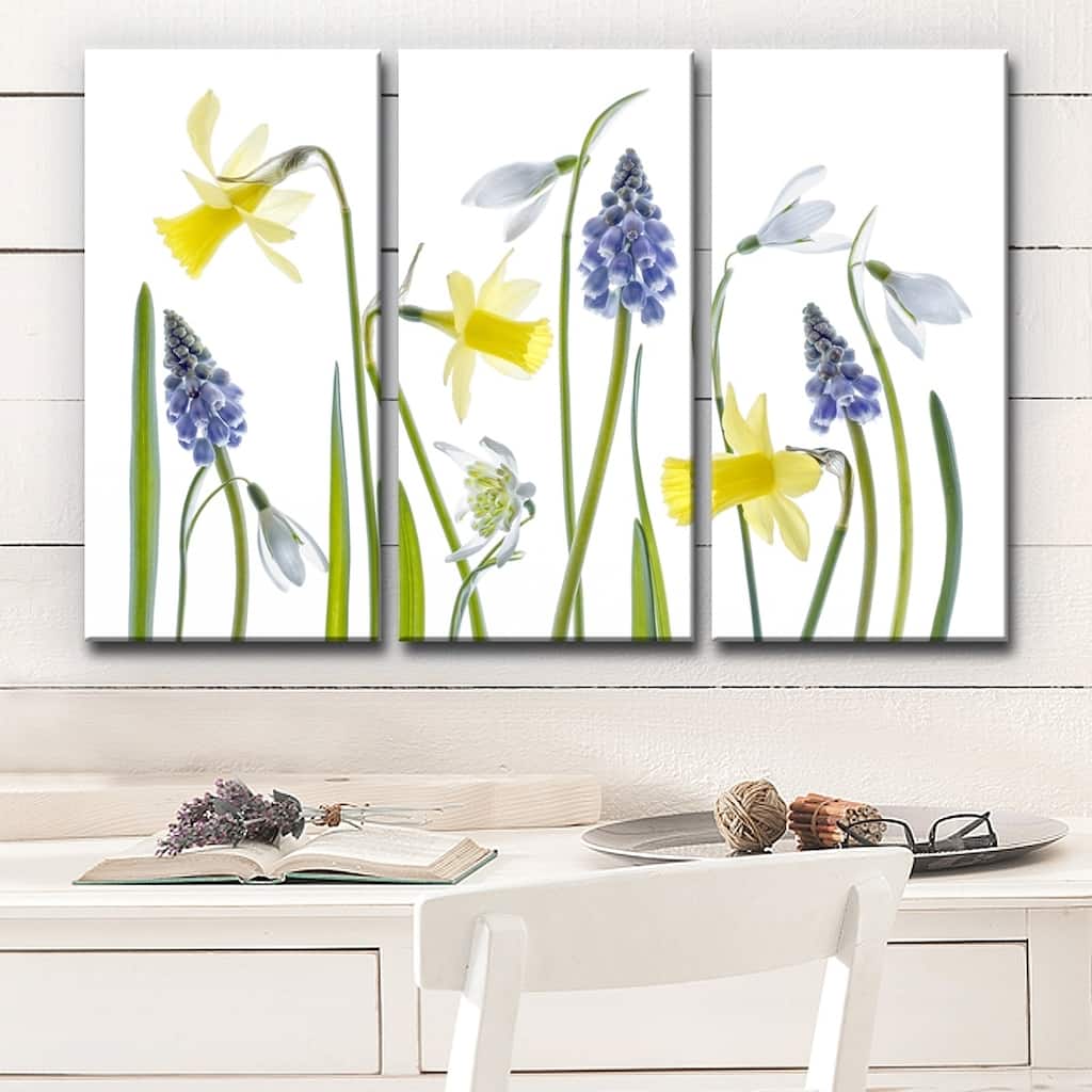 Ready2HangArt 'Spring' 3-Pc Canvas Wall Décor Set